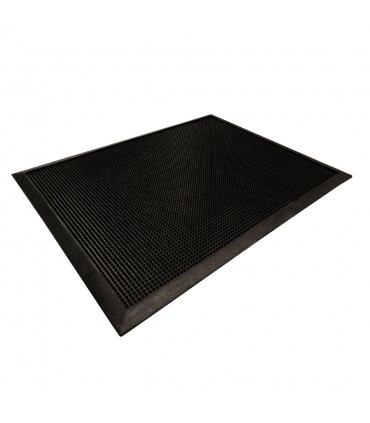 Bargain Sanitizing Floor Mat - 32" x 24" x .5" - Natural Rubber 