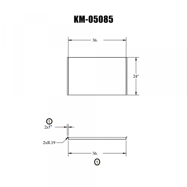 Killarney Metals 24 Inch Length x 36 Inch Width Hanging Pallet