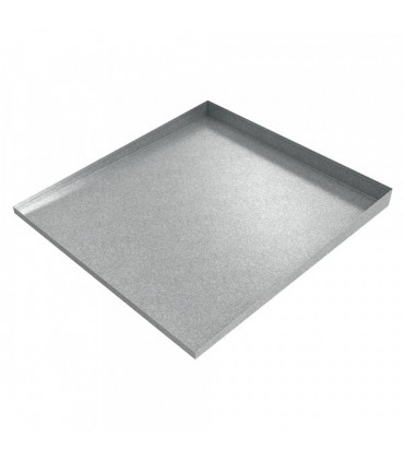 Double Front - Load Washer Drip Tray - 56" x 32" - Galvanized Steel