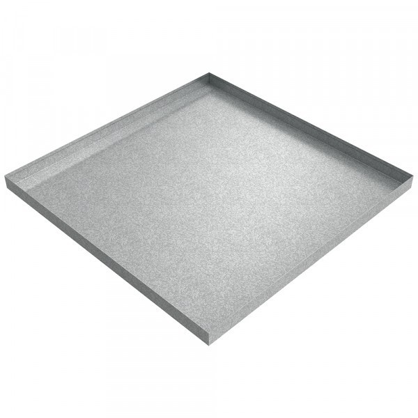 Bargain Drip Pan - 36" x 36" x 2.5" - Galvanized Steel 