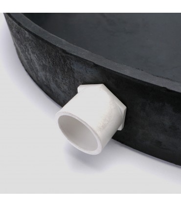 Drain Pan - 24" Diameter - Natural Rubber