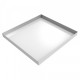 White Compact Washer Floor Tray - 27" x 25" x 2.5" - Steel