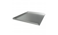 Dishwasher Leak Pan - 21" D x 25" W x 1" H - Galvanized Steel