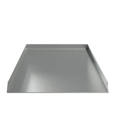 Dishwasher Leak Pan - 21" D x 18" W x 1" H - Galvanized Steel