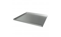 Washer Leak Pan - 32" x 30" x 1" - Galvanized Steel