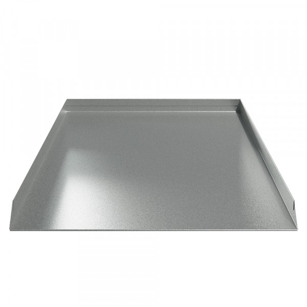 Drip Pan - 24 x 24 x 2.5 - Galvanized Steel | Water Damage Prevention |  No Leak | Made In The USA | Welded Water Tight | Killarney Metals