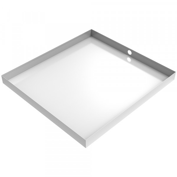 White Washer Drain Pan - 32" x 30" x 2.5" - Steel