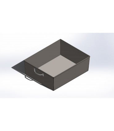 Custom Tapered Drip Pan with Handles-14C