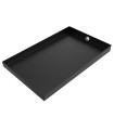 Ice Maker Drain Pan - 24" x 15" x 2" - Steel-Flat Black