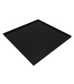 Mini Fridge Drip Pan 20" x 20 "x 0.5"- 20 Ga CRS - Black