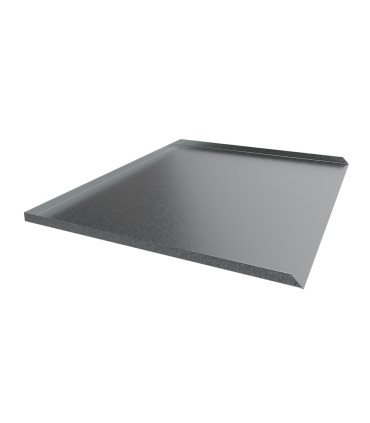 Refrigerator Leak Pan - 28" D x 36" W x 1" H - Galvanized Steel