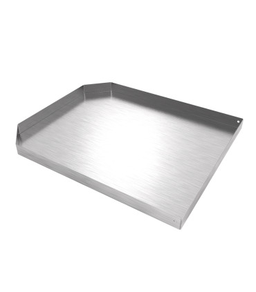Water Dispenser Tray-12.6"x 15.5" x 1" - 20 Ga CRS - Faux Stainless