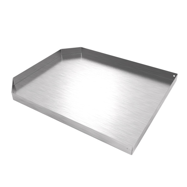 Water Dispenser Tray-12.6"x 15.5" x 1" - 20 Ga CRS - Faux Stainless