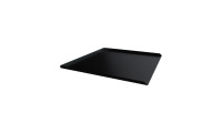Mini Fridge Leak Pan - 20" x 20 "x 0.5"- 20 Ga CRS - Black