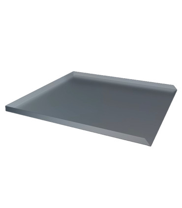 Ice Machine Leak Pan - 21" D x 15" W x 1" H - Stainless Steel