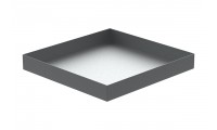 Drip Pan - 27" x 25" x 2" - Galvanized Steel