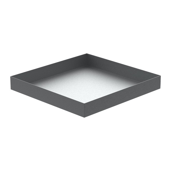 Drip Pan - 27" x 25" x 2" - Galvanized Steel