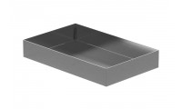 Sauna Heater Drip Pan - 19" x 12" x 3" - Stainless Steel