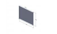 Maintenance Drip Pan - 36" x 36" x 2" - Galvanized Steel