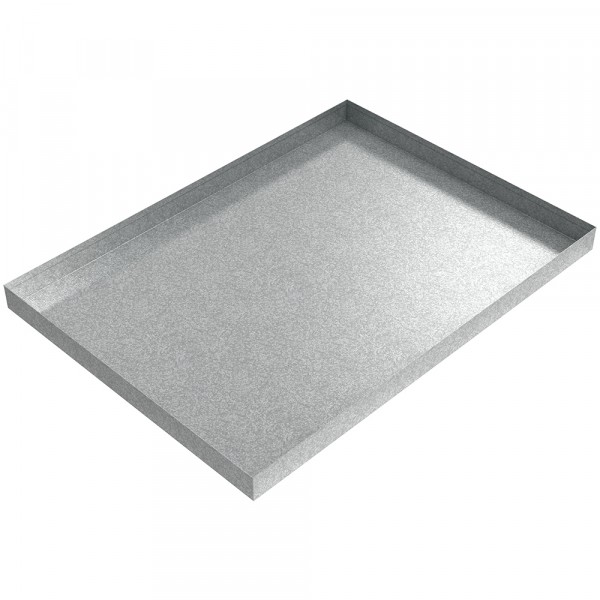 AC Drip Pan - 33" x 24" x 2" - Galvanized Steel