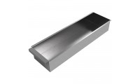 Grill Drip Pan - 24" x 6.5" x 4" - Stainless Steel