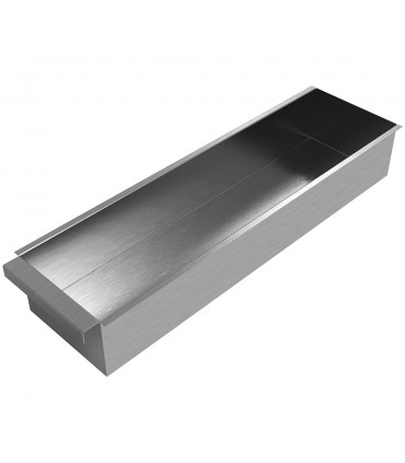 Grill Drip Pan - 24" x 6.5" x 4" - Stainless Steel