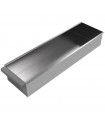 Grill Drip Pan - 24" x 6.5" x 4" - Stainless Steel