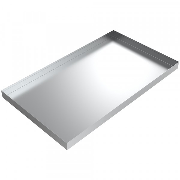 Shower Steam Generator Drip Pan - 36" x 21" x 2" - Aluminum