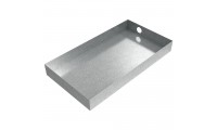 Dehumidifier Drain Pan - 26" x 14" x 3" - Galvanized Steel