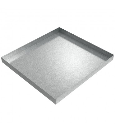 Bargain Washer Drip Pan - 32" x 30" x 2.5" - Galvanized Steel