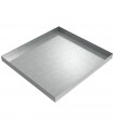 Bargain Washer Drip Pan - 32" x 30" x 2.5" - Galvanized Steel