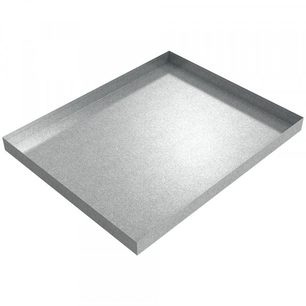 Under Sink Drip Pan - 28.5" x 23" x 2" - Galvanized Steel