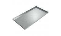 HVAC Drain Pan - 64" x 34" x 2.5" - Galvanized Steel