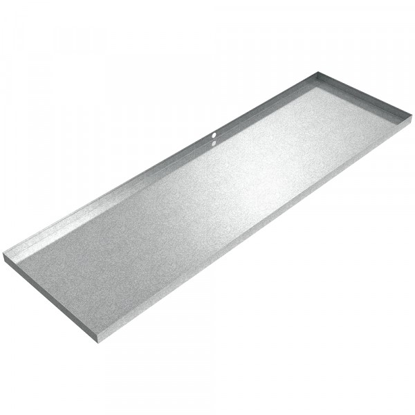 HVAC Drain Pan - 100" x 30" x 2.5" - Galvanized Steel