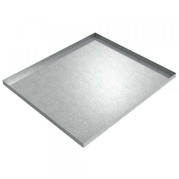 Hydraulic Unit Drip Pan - 48" x 42" x 2" - Galvanized Steel