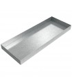 Oil Heater Drip Pan - 26" x 10" x 2" - Galvanized Steel