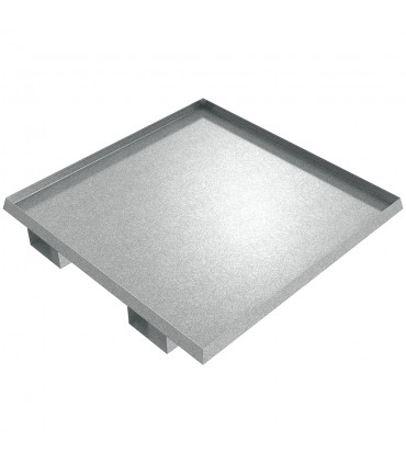 Drum Spill Pallet - 40" x 40" x 2" - Galvanized Steel