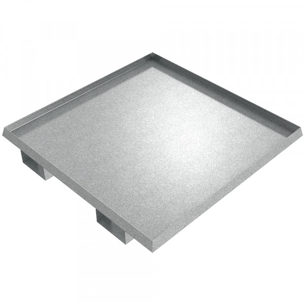 Drum Spill Pallet - 40" x 40" x 2" - Galvanized Steel