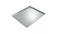 Automotive Oil Drip Pan - 51.75" x 44" x 2" - Galvanized Steel