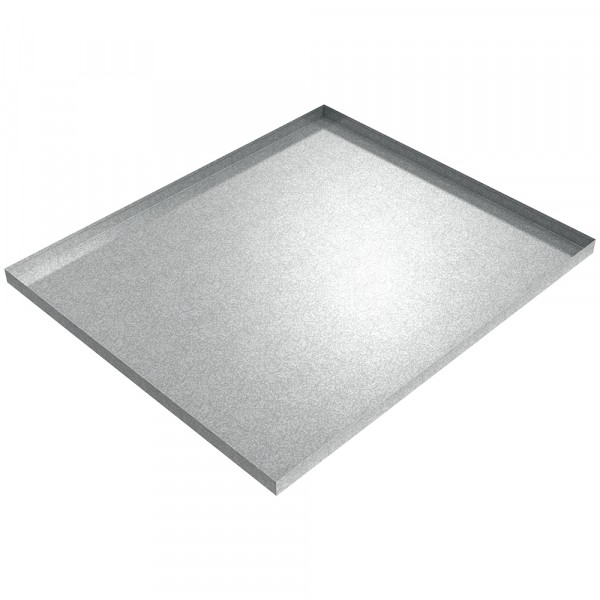 Automotive Oil Drip Pan - 51.75" x 44" x 2" - Galvanized Steel