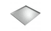 Automotive Oil Drip Pan - 46.5" x 44" x 2" - Galvanized Steel