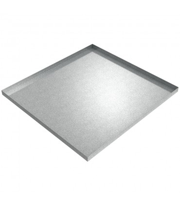 Automotive Oil Drip Pan - 46.5" x 44" x 2" - Galvanized Steel
