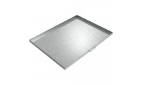 Handled Fleet Vehicle Oil Drip Pan - 48" x 36" x 2" - Galvanized Steel