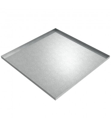 Fleet Vehicle Oil Drip Pan - 54" x 54" x 2" - Galvanized Steel