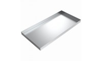 Vacuum Pump Drip Pan - 25.5" x 12.5" x 1.5" - Aluminum