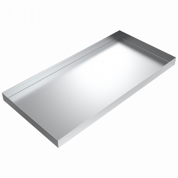 Vacuum Pump Drip Pan - 25.5" x 12.5" x 1.5" - Aluminum