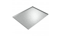 Vacuum Pump Drip Pan - 38" x 30" x 1" - Galvanized Steel