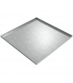 Vacuum Pump Drip Pan - 24" x 24" x 1" - Galvanized Steel