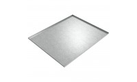 Vacuum Pump Drip Pan - 44" x 36" x 1" - Galvanized Steel