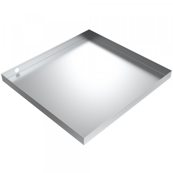 Drain Pan - 34" x 32" x 2.5" - Aluminum